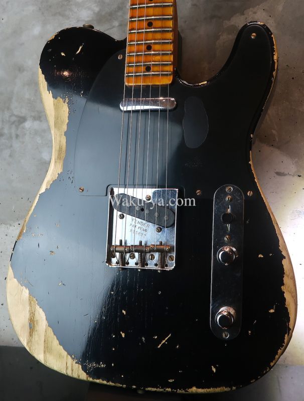 画像1: Fender Custom Shop 1952 Telecaster Heavy Relic / Black 