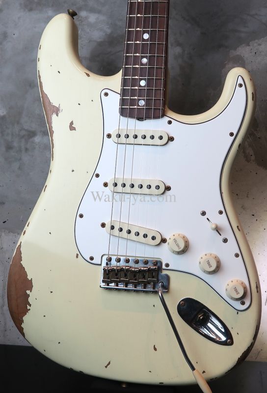 画像1: Fender Custom Shop '69　Stratocaster Heavy  Relic / Vintage White