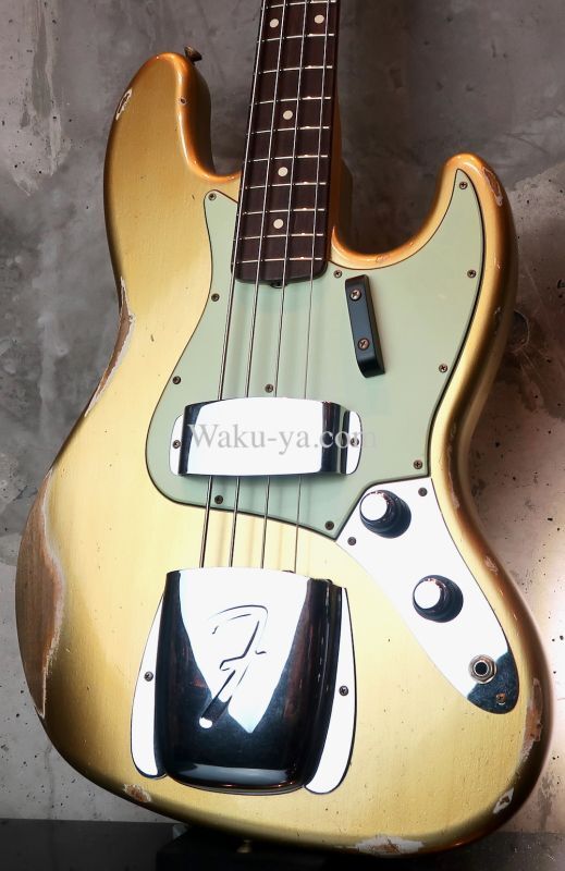 画像1: Fender Custom Shop '60s Jazz Bass Relic / Aztec Gold