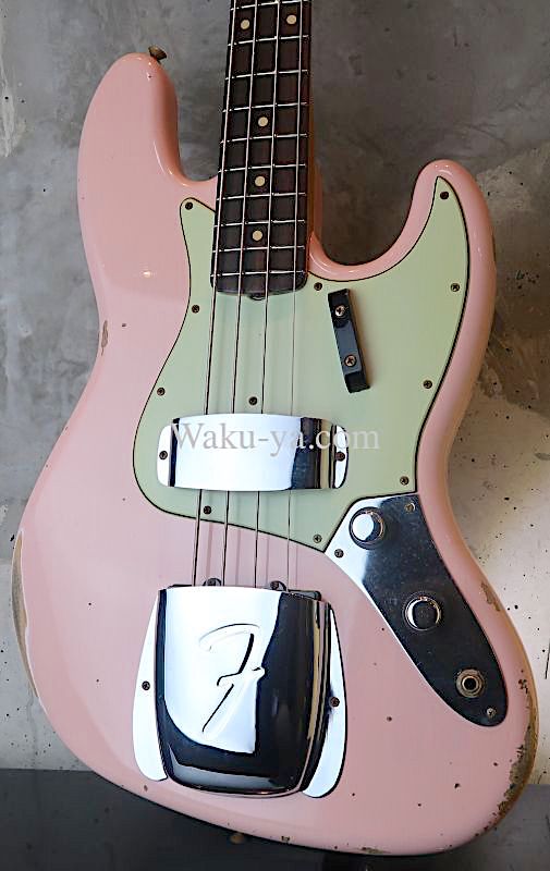 画像1: Fender Custom Shop '60 Jazz Bass Relic / Shell Pink