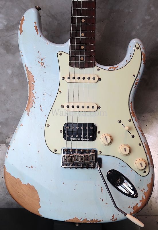 画像1: Fender CS '62 Stratocaster S-S-H / Heavy Relic  / Sonic Blue