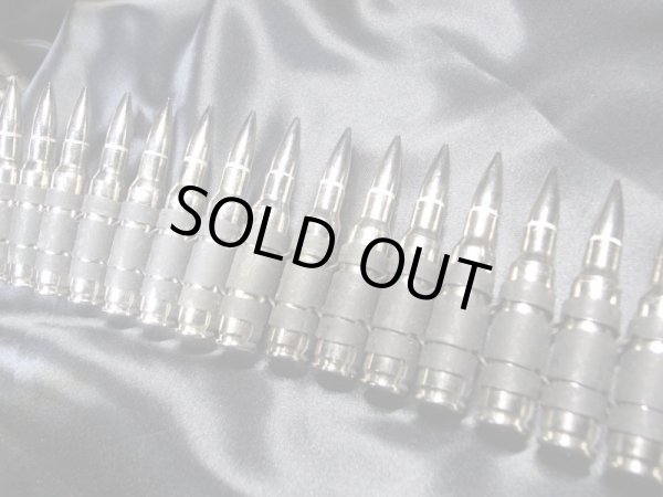 画像2: Bullet Belt Metallic link belt Black : Metallica/James Hetfield:Motörhead Like (2)