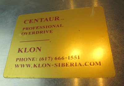 画像1: Klon Centaur / Gold Case  / Short Tail 