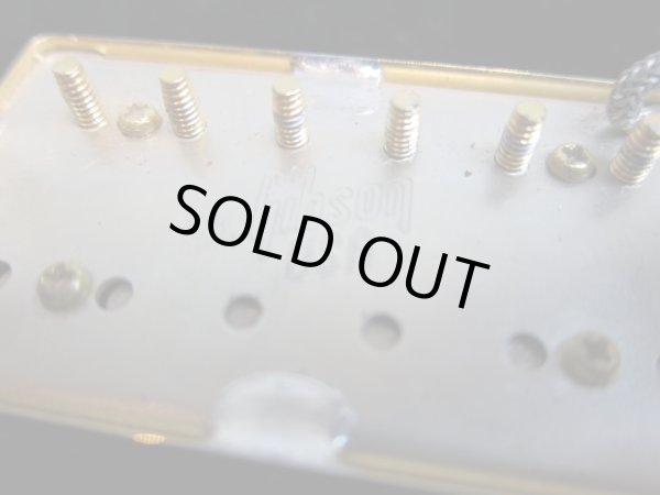 画像3: Gibson USA Humbucker Pickup Gold Cover / Neck (3)