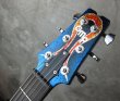 画像3: GMP Guitars GMP "V" Blue Sparkle w/ Custom Flames (3)