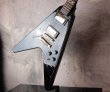 画像7: Greco Flying V 1982 Black "Block Pattern Inlay"  (7)