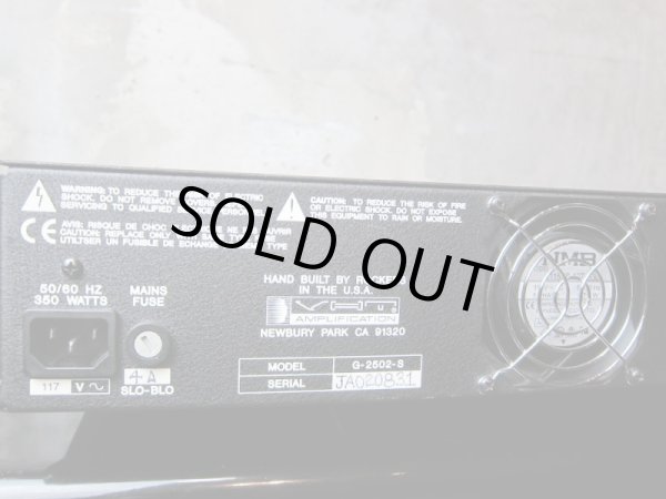 画像7: VHT G-2502-S Two/Fifty/Two Power Amp  (7)