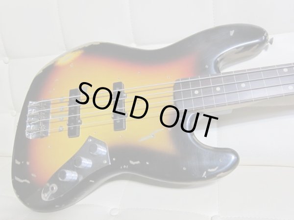 画像8: Fender Custom Shop Jaco Pastorius Tribute Jazz Bass - Three Color Sunburst  (8)