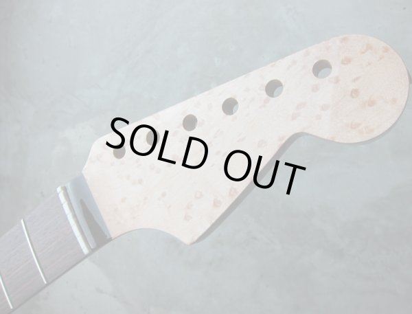 画像4: Warmoth Stratocaster Neck 22F Birdseye Maple  / Indian   Rosewood (4)