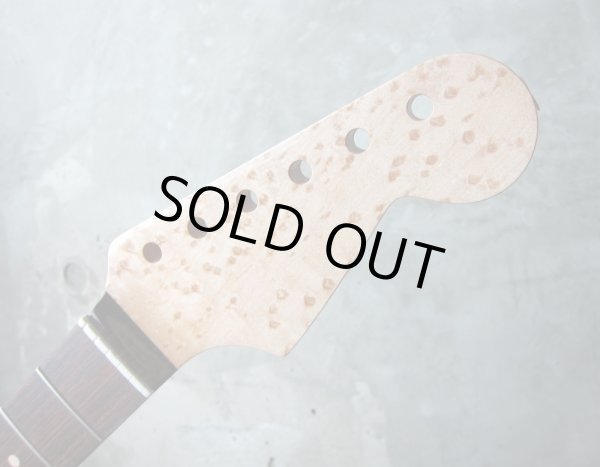 画像9: Warmoth Stratocaster Neck 22F Birdseye Maple  / Indian   Rosewood (9)