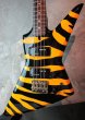 画像1: Aria Pro II ZZB Deluxe Bass 80's / Tiger Zebra Stripe  (1)