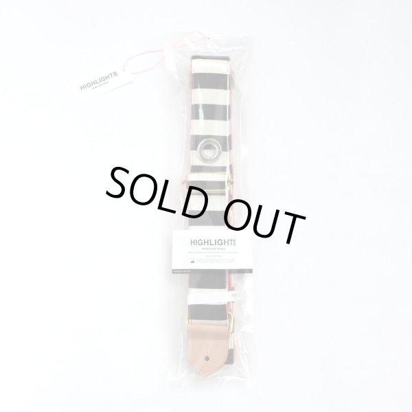 画像3: Highlights MLT Black Border Lines / Red Back / Natural Leather (3)