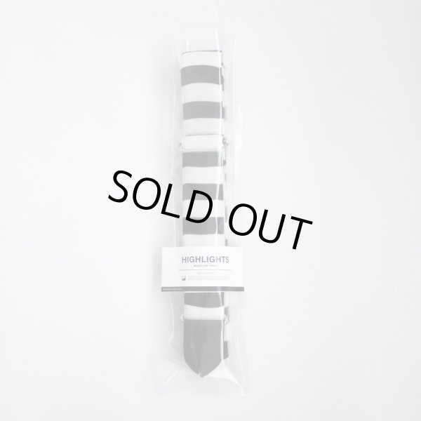 画像2: Highlights MLT Black Border Lines / White Canvas Back / Black Leather (2)