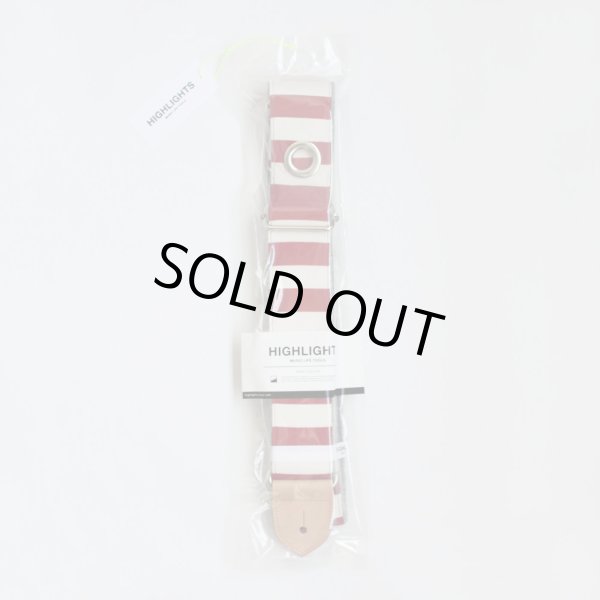 画像3: Highlights MLT Red Border Lines / Gray Back / Natural Leather (3)