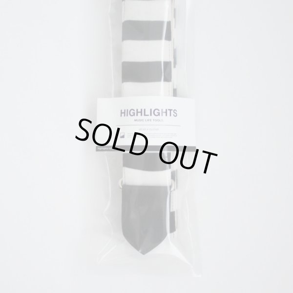 画像3: Highlights MLT Black Border Lines / White Canvas Back / Black Leather (3)