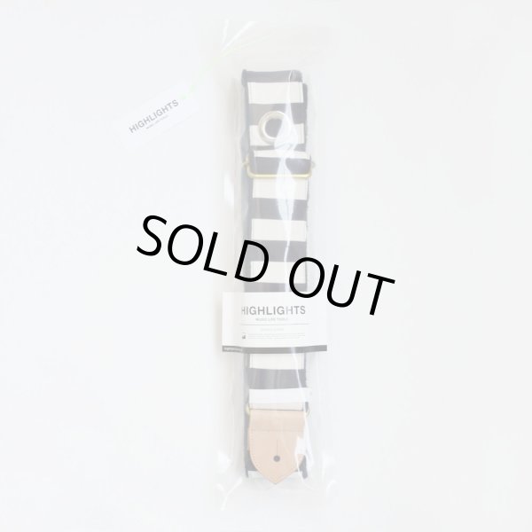 画像3: Highlights MLT Black Border Lines / Black Back / Natural Leather (3)