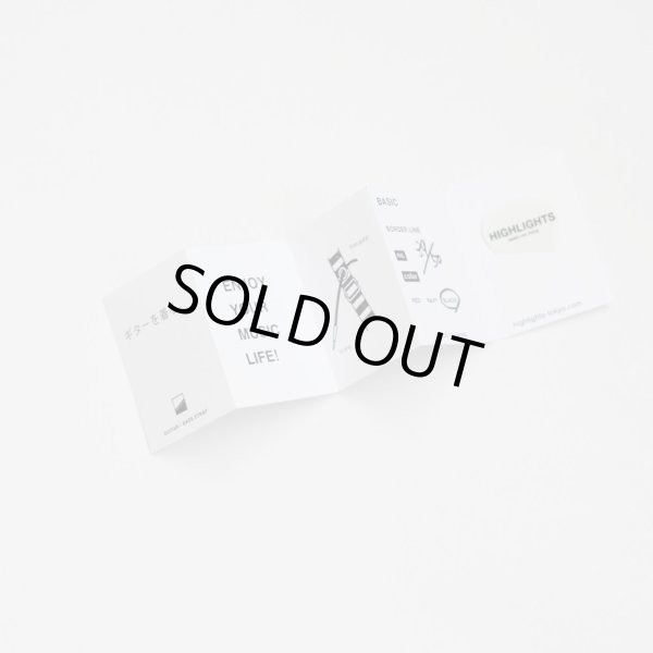 画像4: Highlights MLT Black Border Lines / Black Back / Natural Leather (4)