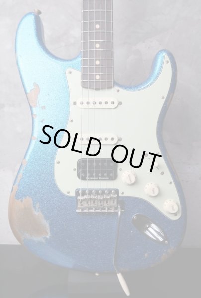 画像1: Fender Custom Shop 1962 Stratocaster SSH Blue Sparkle Heavy Relic (1)