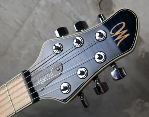 画像2: Mayones Legend V22 Flame Maple / Trans Blue  (2)