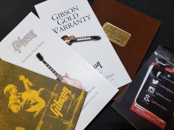 画像9: Gibson Custom Shop Les Paul Custom 1968 VOS Ebony Black Historic Collection  (9)