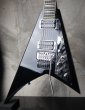 画像1: Jackson Custom Shop RR1 Black Chrome / Reverse Head (1)