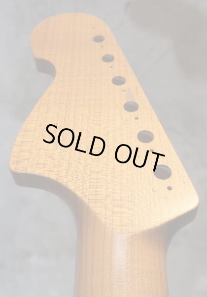 画像4: USACG  US3 Peghead strato ROASTED Quartersawn Maple Neck (4)