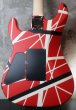 画像6: EVH Striped Series 5150 Red, / Black /  White Stripes (6)