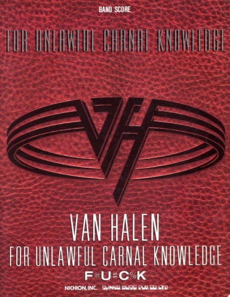 画像1: band score  " VAN HALEN   F@U#C%K " (1)