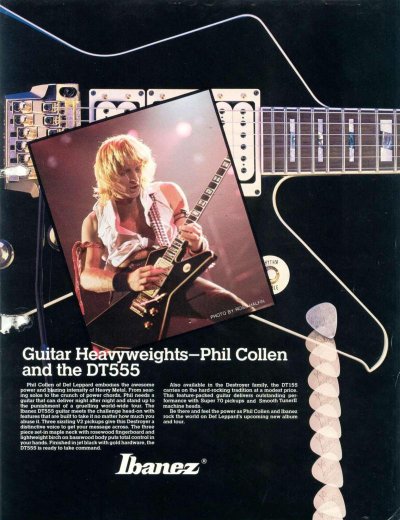 画像1: Ibanez Destroyer II / Phil Collen Explorer Model 1984 