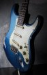 画像5:  Davis Custom Guitars Stratocaster VSS Relic / Flame Maple Neck / Cobalt Blue  (5)