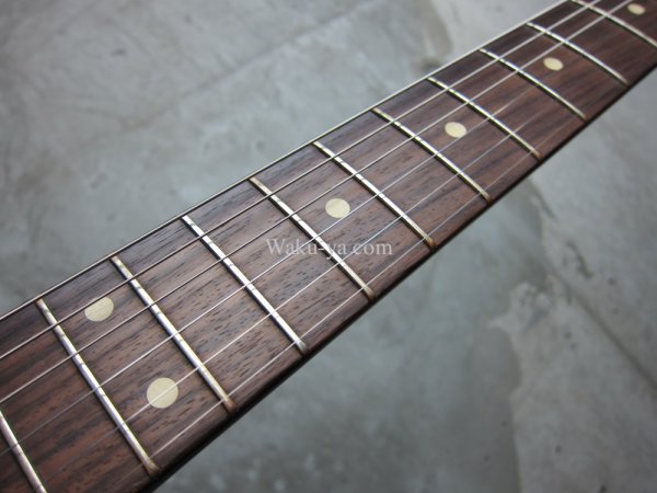 画像4: Davis Custom Guitars / Stratocaster VSS Relic / Flame Maple Neck / Black  (4)