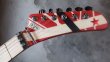 画像3: EVH Striped Series 5150 Red, / Black /  White Stripes (3)