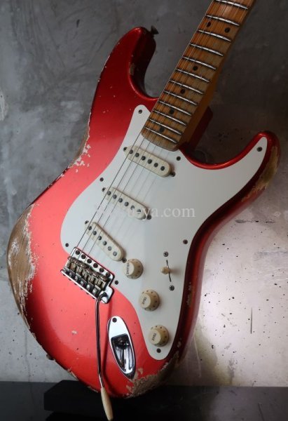 画像5: Fender Custom Shop  '57  Stratocaster Heavy Relic / Candy Apple RED (5)