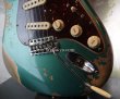 画像10: Fender Custom Shop 62 Stratocaster / Aged Sherwood Green Metallic / Heavy Relic  (10)