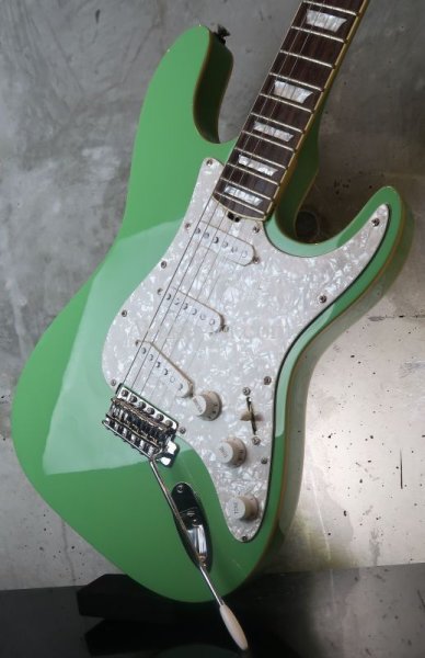 画像4: Hamiltone Stratocaster Set Neck Model Surf Green  (4)