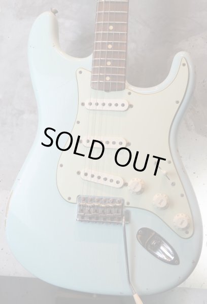 画像1: Fender USA Custom Shop '60 Stratocaster /  Sonic Blue  / Hard Relic  (1)