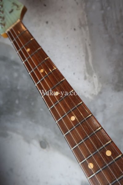 画像4: Fender USA Custom Shop '60 Stratocaster /  Sonic Blue  / Hard Relic  (4)