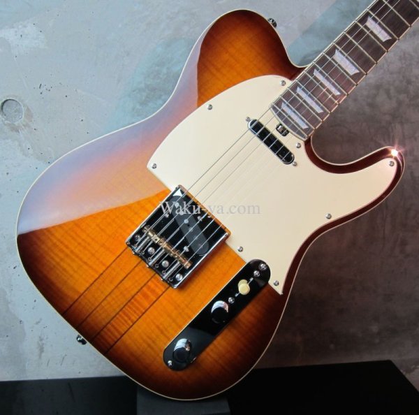 画像8: Hamiltone "Curly Maple" Telecaster Style Ltd Edition 10 Top Sunburst   (8)