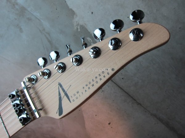 画像2: Tom Anderson Drop Top 7 String / Arctic Blue Burst with Binding  (2)