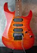 画像1: Tom Anderson Drop Top 7 String / Fire Burst with Binding   (1)