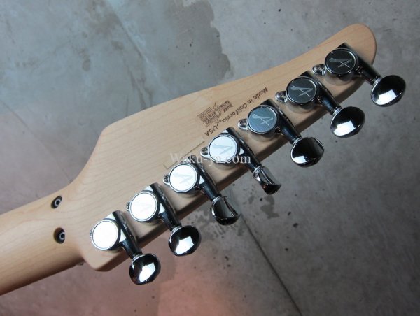 画像5: Tom Anderson Drop Top 7 String / Arctic Blue Burst with Binding  (5)