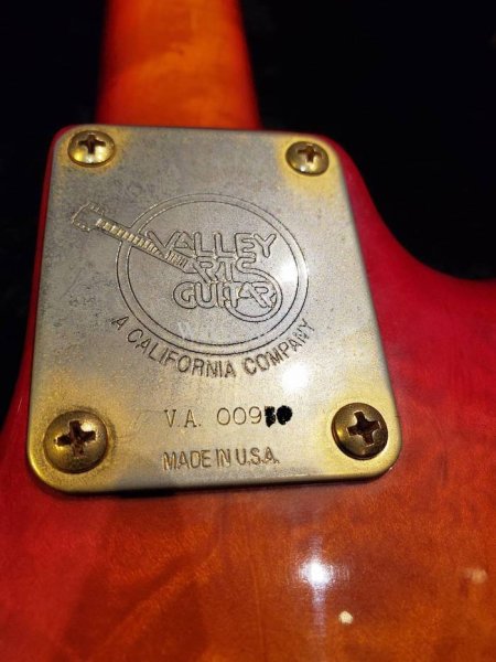 画像13:  Valley Arts Custom Pro USA  / 1 Piece Maple / FIRE BURST (13)