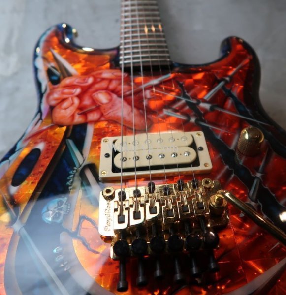 画像12: Wayne Guitars Rock Legend Custom Paint NAMM Show (12)