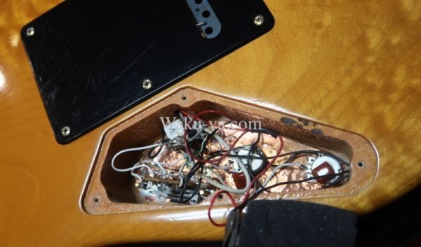 画像12: Valley Arts Custom Pro USA Quilted Maple H-S-H / Natural Amber (12)