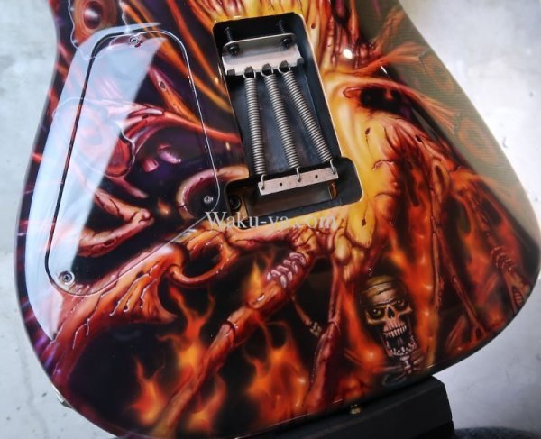 画像13: Wayne Guitars Rock Legend Custom Paint NAMM Show (13)