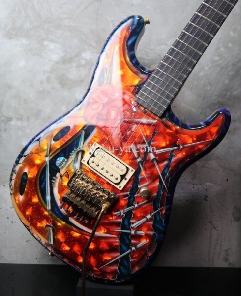 画像14: Wayne Guitars Rock Legend Custom Paint NAMM Show (14)