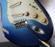 画像9:  Davis Custom Guitars Stratocaster VSS Relic / Flame Maple Neck / Cobalt Blue  (9)