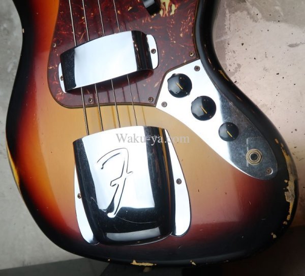 画像9: Fender Custom Shop '64 Jazz Bass Relic 3 Color Sunburst (9)