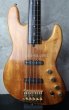 画像1: Pensa Koa 5 Strings Fretless Bass Natural (1)