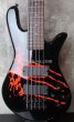 画像1: Spector LG5ALEXBKDP Legend 5 Alex Webster Solid Black Gloss with Drip Pattern (1)